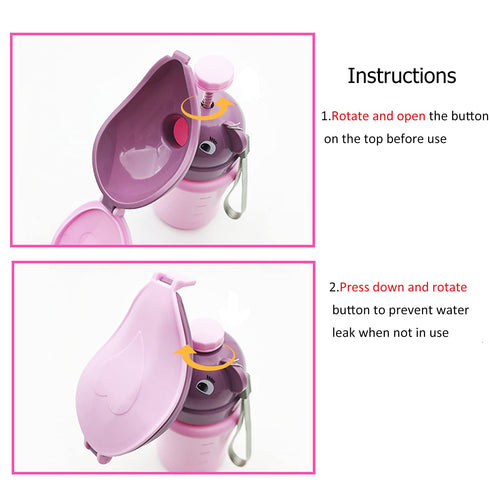 Travel Potty, Portable Elephant Leakproof Potty Urinal Emergency Toilet Pee Bottle Cup Jar for Toddlers Kids Baby Boys and Potty Pee Training for ...