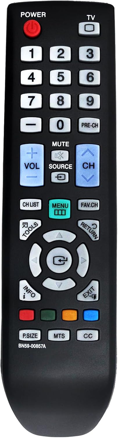 New BN59-00857A Replaced Remote Control fit for Samsung TV 933HDPLUS LN26B460 L25EMNKUY/ZA L25EMNKUYZA LN19B360C5D LN19B360C5DUZA LN19B360 LN22B50...