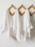 Cotton Muslin Pompom Baby Blanket,Summer Bed Sheet,Cotton Bath Towel Baby Receiving Blanket 29.5"x40" (White)...