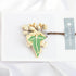 Movies Inspired Jewelry Elven Green Leaf Brooch Movie Fans Necklace for BFF Arwen Evening Star Butterfly Brooch...
