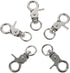 Ipetboom 5pcs Birdcage Lock Metal Snaps Door Chain Lock Heavy Duty Birds Cage Metal Clip Spring Hook Bird Cage Door Bird Cage Accessories Stainles...