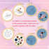 BEUNITONE 4PCS Universe Embroidery Kit Rocket Stamped Cross Stitch Kit Planet Astronauts Needlepoint Kit DIY Adult Beginner Stamped Cross Stitch K...