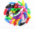 yueton 48pcs Assorted Color Fashion Plastic Cover Scarves Safety Pin, Scarf, Hijab, Brooch Pins, Safety Locking Baby Cloth Diaper Nappy Pin (Flowe...
