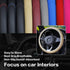 VARGTR Leather Car Steering Wheel Cover,Universal Fits15 Inch Steering Wheel,Breathable, Non-Slip,Elastic Steering Wheel Protector,Automotive Stee...