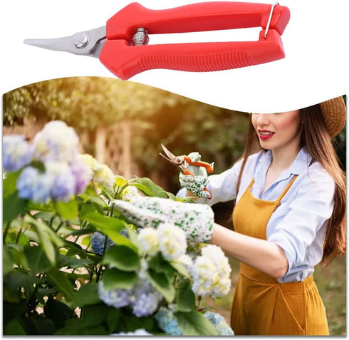 Pruning Shears Steel Tree Trimmer Garden Secateurs for Tree Branch Hedge Fruits Vegetables Plants...