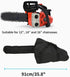 Chainsaw Bag, Portable Small Chainsaw Carrying Bag, Waterproof Oxford Cloth Chainsaw Case, for 12"/14"/16" Chainsaws (Black)...