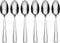Oneida Nocha Everyday Flatware Teaspoons, Set of 6 18/0 Stainless Steel, Silverware Set...