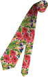 Hawaii Mens Tie Tropical Floral Palm Leaves Camo Necktie,Fun Print Woven Slim Neck Ties for Men...