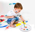Hulameda 10pcs Paint Tray Palettes,Plastic Round Pallet for Kids or Pupils to Painting, DIY Craft at Home, Kindergarten or School...