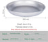 Boundless Voyage Titanium Camping Plate Dishes Saucer Lightweight Round Dinnerware Set Stackable Serving Plates Pasta Plates Travel Outdoor Home K...