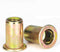 Rivet Nut, LOKMAN 20 Pieces 1/2-13UNC Carbon Steel Flat Head Rivnut Threaded Insert Nut, Knurled Body (1/2''-13)...