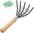 Yardwe 2pcs Rake with Mesh Net, 10 Inch Garden Rake Rake, Clamming Claws Shell Clam Digger Seafood Tool Garden Tools...
