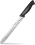 Chef 10-Inch Carving Knife with Granton Edge for Turkey Ham Meat Slicing and cutting NSF Certified CP5-10 Black...