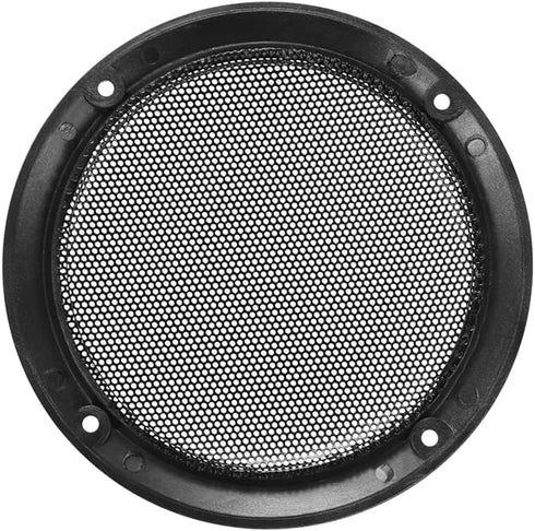 uxcell 4pcs 4" Speaker Grill Mesh Decorative Circle Woofer Guard Protector Cover Accessories Silver...