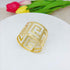 Set of 6 Napkin Rings for Dinning Table Setting- Napkin Holder Rings for Holiday Party, Home Kitchen for Casual or Formal Occasion,Wedding Party D...