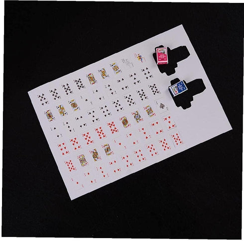 1 Set and Fashion Miniature Playing Cards Dolls Poker Dolls Decoration Dollhouse Accessories Decoration for Doll Accessories Scale Dollhouse Play ...