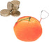 Zip Around Wallet Mini Wallet Kid Coin Purse Keychain Wallet Pouch Fruit Purse Novelty Purses for Women Orange Mini Purse Coin Pouch for Keychain ...