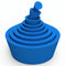 Filter Adapter Cones, 9 Pack Tapered Collar Rubber Stopper Buchner Funnel Flask Cones Adapter Set with Smooth Surface Durable Wear-Resistance Filt...