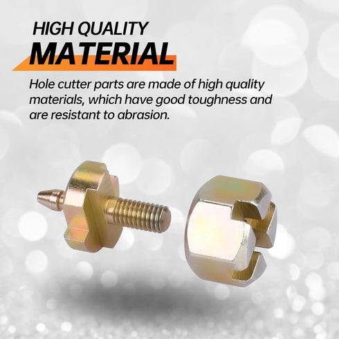HC1B Pivot Pin Set, Pivot Pin Tool Replacement Parts for Malco 1ELG5 1ELH8 HC1 and HC2 Style Hole Cutter...