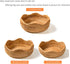 Handmade Rattan Round Fruit Basket Food Storage Bowls Kitchen Organizer Snack Serving Bowl Wavy Edge Circle Tray Basket, Boho Home Décor Display T...