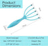 Seddy Scalp Massager, Portable Hand Held SPA Head, Neck, & Body Massager for Deep Relaxation & Stress Reduction- Stimulates Blood Circulation in T...