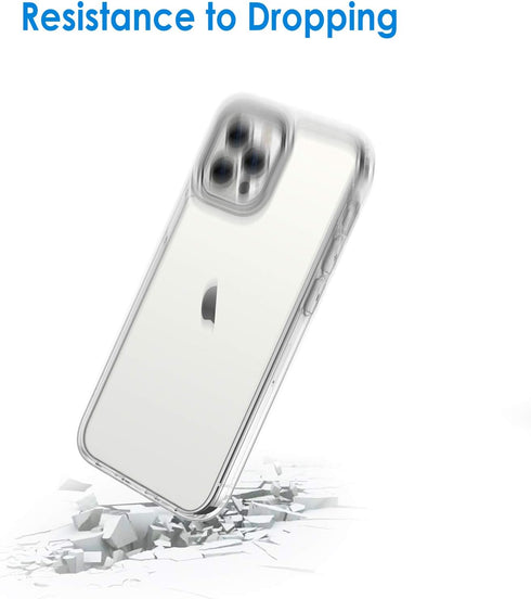 JETech Case for iPhone 12 Pro Max 6.7-Inch, Non-Yellowing Shockproof Phone Bumper Cover, Anti-Scratch Clear Back (Clear)...