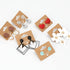 joycraft Earring Cards - 200Pcs Kraft Earring Display Holder Cards, 2"x1.3" Blank Paper Cards with 2 Holes, Jewelry Display Cards for Selling, Han...