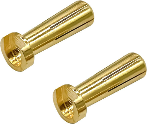 10pcs 5mm Gold Plated Banana Plug Connector Male for RC Model Vehicle Car Motor ESC LIPO Battery DIY Parts...