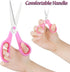 Pink Scissors for Office Home School Craft Sewing Fabric Supplies, 8 Inch/3.5 Inch...