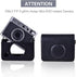 Rieibi Mini EVO Case - Retro PU Leather Protective Case for Fujifilm Instax Mini EVO Instant Camera - Removable Case with Adjustable Shoulder Stra...