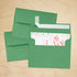 LUXPaper 4Bar A1 Invitation Envelopes | Peel & Press | 3 5/8" x 5 1/8" | Holiday Green | 80lb. Text | 50 Qty...