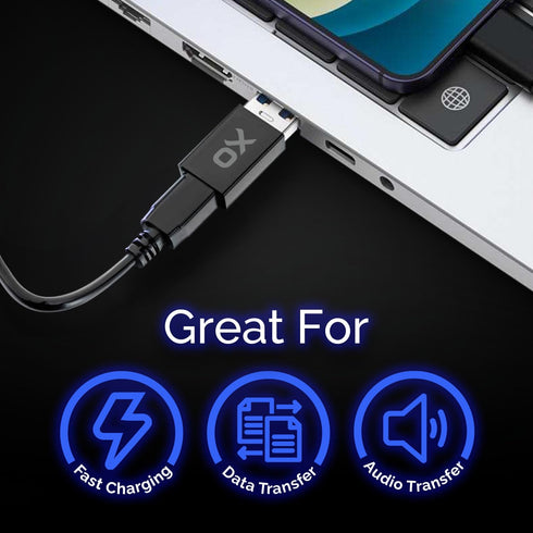 USB to USB C Adapter: Small but Mighty! High-Speed Type-c to USB Adapter. Gen 3.2 USB C to USB A Adapter for Charging & Data Transfer (Black, USB-...