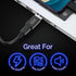 USB to USB C Adapter: Small but Mighty! High-Speed Type-c to USB Adapter. Gen 3.2 USB C to USB A Adapter for Charging & Data Transfer (Black, USB-...