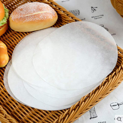 Parchment Paper Rounds, Set of 200, Non Stick 8 Inch Baking Parchment Circles/Baking Paper Rounds for Cake Pan, Springform Pan, Tortilla Press and...