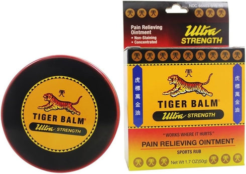 Tiger Balm Ultra Strenght Pain Relief, 50g...