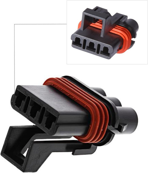 2-PACK, 30Amp (3-PIN) Metri-Pack Waterproof Connector Terminals and Seals 10-12 AWG...