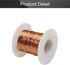 Fielect 28AWG Magnet Wire 0.33mm Inner Dia Enameled Copper Wire Enameled Magnet Winding Wire Temperature Rating 155? Magnetic Coil for Transformer...