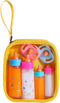 Magic Disappearing Milk and Juice Bottles with Pacifiers for Baby Doll Accessories,6 Pieces Pretend Play Feeding Toy Set, 4 Bottles and 2 Pacifier...