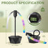 Grete Gotye 2-PC Food Fans for Tables, Outdoor Food Fan, Food Fan with Flexible Goose-Neck Blades, Portable Battery Powered Fan for Home Restauran...