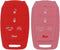 2 Pack 5 Buttons Soft Silicone Rubber Remote Keyless Protector Case Key Fob Cover Protector Holder Jacket for Dodge 2021 2020 2019 Ram 1500 Pickup...