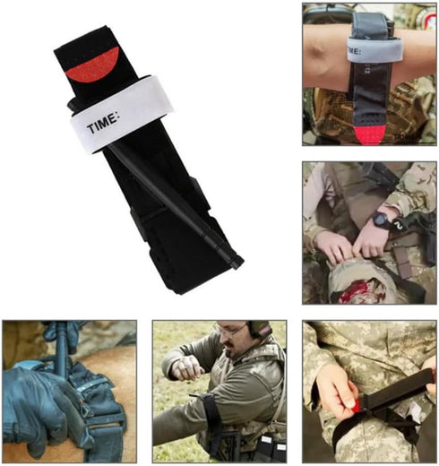 Tourniquet ?Outdoor Mountaineering Camping Adventure? Military Tourniquets One-Handed?Life Saving Equipment?for Military/Camping/Hunting/Hiking (2...