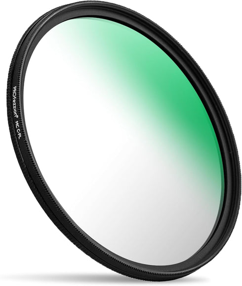 PROfezzion 49mm Circular Polarizer Filter for Canon EOS R10 R50 R100 M50 M6 Mark II w/ 18-45mm or 15-45mm Kit Lens, Ultra Slim Multi-Coated Circul...