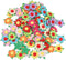100 Pcs Handmade Mulberry Paper Flowers 25x25mm Scrapbook Craft Card, DIY Craft, Bouquets, Decorations, Greeting Cards, Craft Projects (10 Colors)...