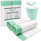 4 Gallon Drawstring Small Trash Bags-0.5 Mil Strong Small Trash Can Liners for Bathroom/Office, Unscented White Garbage Bags, 60 Count...
