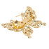 Women's Rhinestone Crystal Butterfly Brooch Pins Elegant Insect Scarf Shawl Corsage Clothing Accessories(Gold), 0.3527 Ounce...