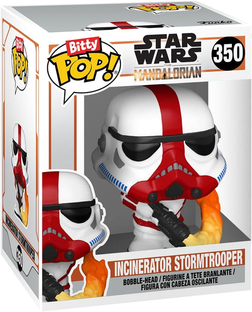 Funko Bitty Pop! The Mandalorian Mini Collectible Toys 4-Pack - Moff Gideon, Incinerator Stormtrooper, Dark Trooper, & Mystery Chase Figure (Style...
