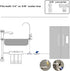 Frizzlife IMC-1 Ice Maker Fridge Water Line Installation Kit Fits For 1/4” & 3/8” Connect Water Filtration system and Reverse Osmosis System...
