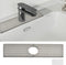 Diatomite Kitchen Faucet Mat, Quick Drying Kitchen Sink Splash Guard Behind Faucet, Grey Water Absorbing Stone Tray for Sink Drying Stone Mat for ...