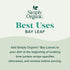 Simply Organic Whole Bay Leaf, 0.14 Ounce Glass Jar, Kosher, Sweet, Earthy Aroma, No ETO, Non GMO...