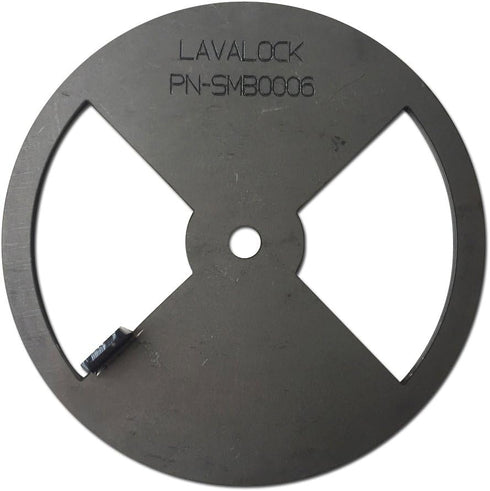 LavaLock® Smoker Pinwheel BBQ air Damper Pit Grill Vent, Steel 4 6 8 12 (6" Diameter)...